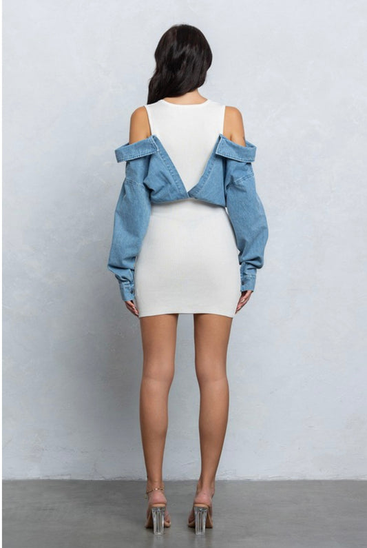 Effortless Off-Shoulder Mini Dress