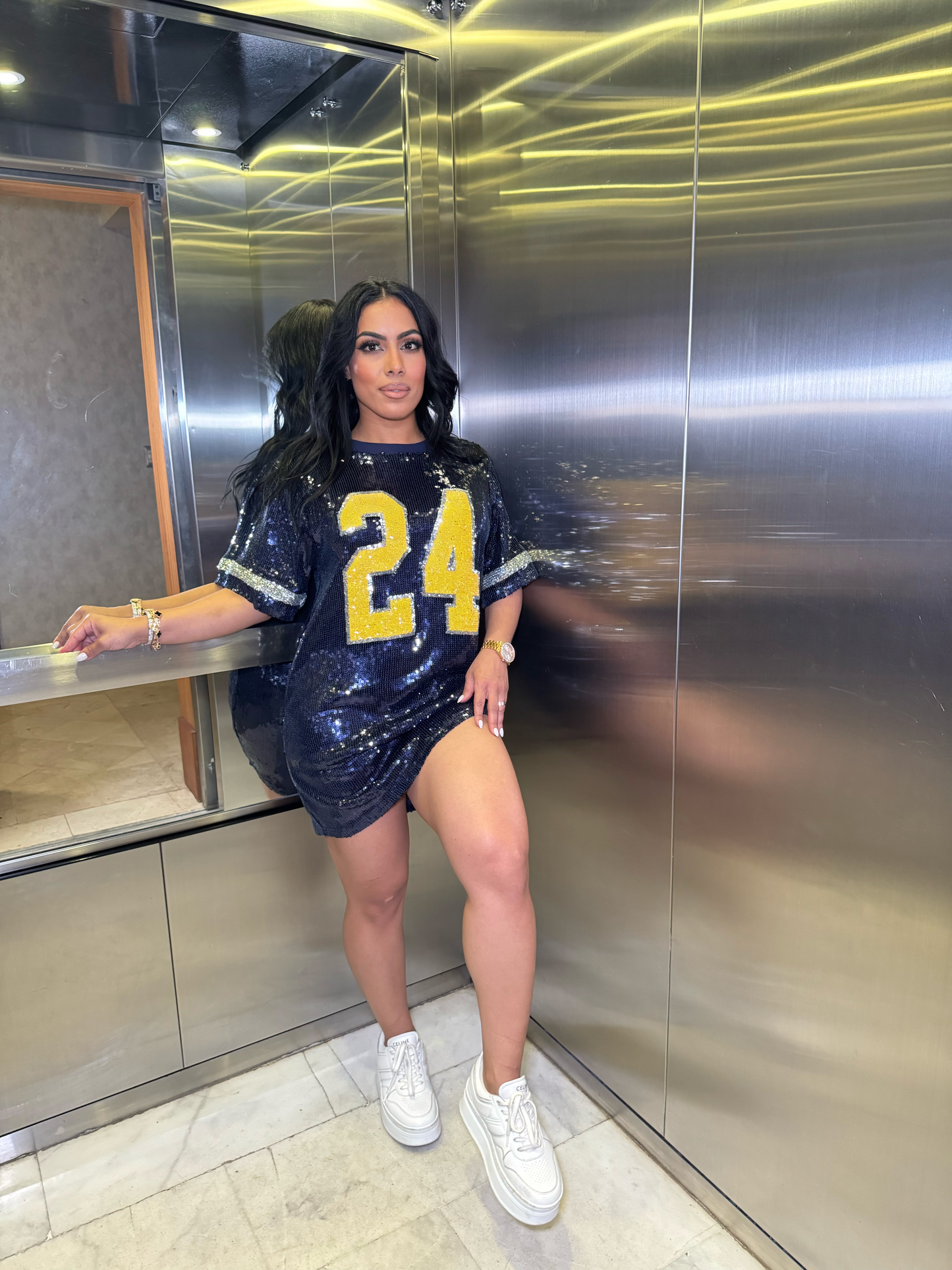 Varsity Jersey Dress