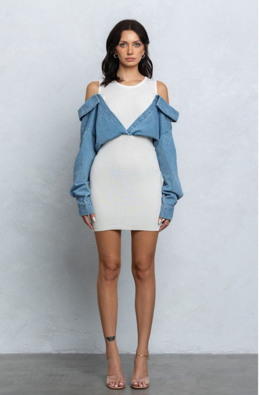 Effortless Off-Shoulder Mini Dress